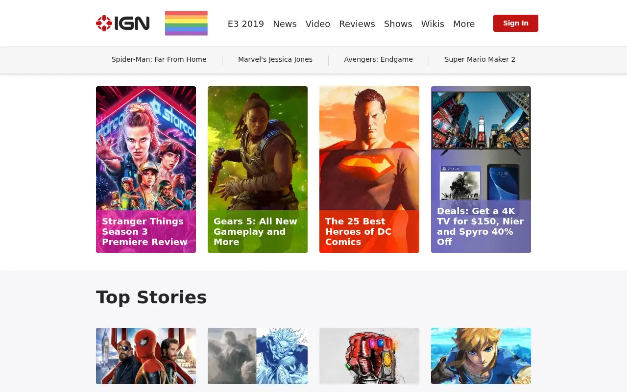 ign.com in 2019