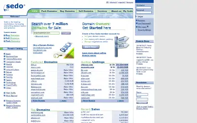 sedo.com in 2007