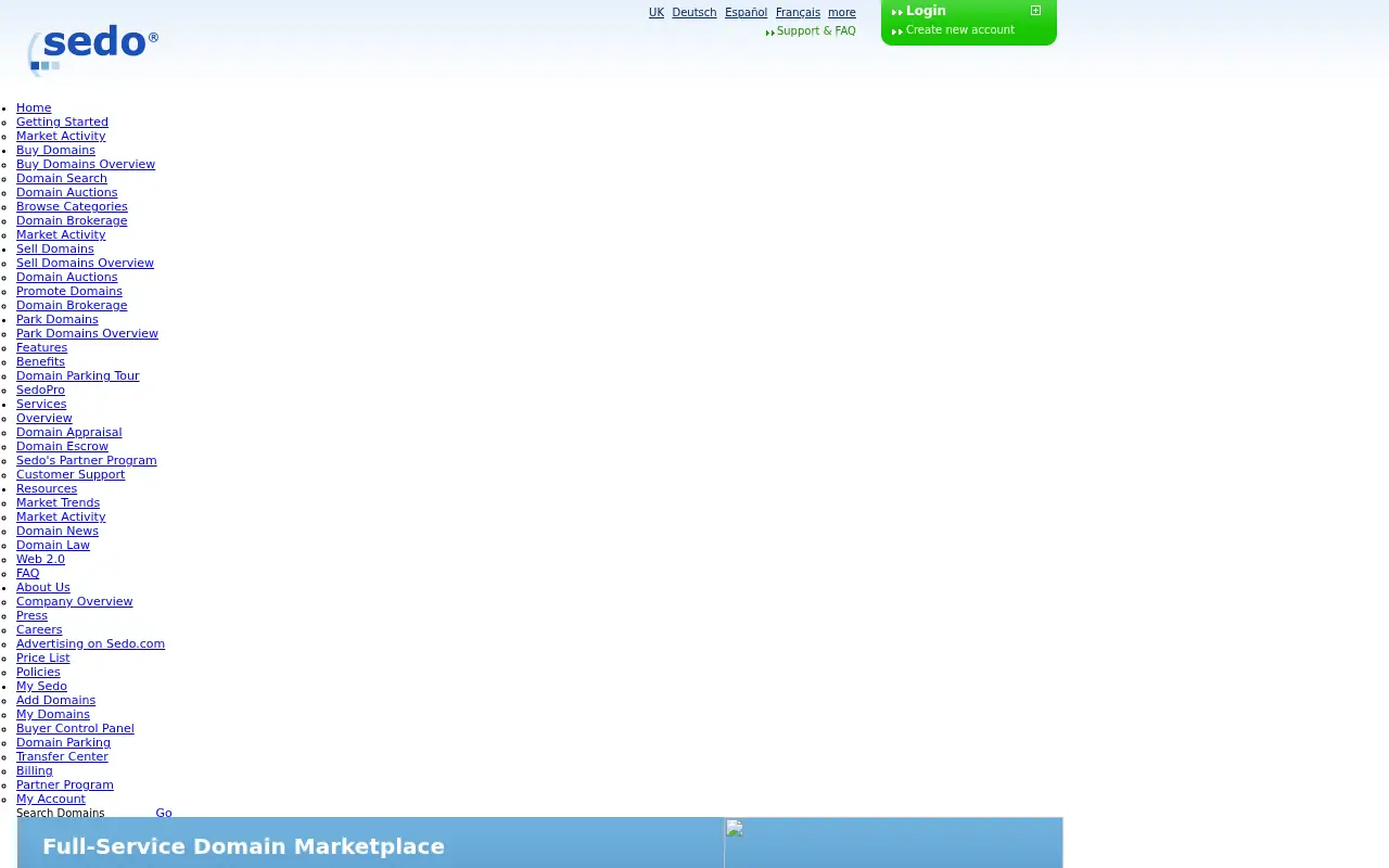 sedo.com on July 6, 2010