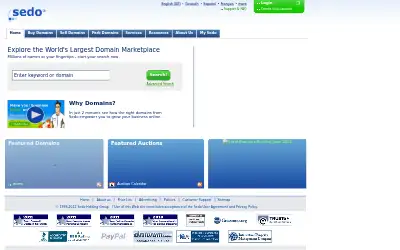 sedo.com in 2012