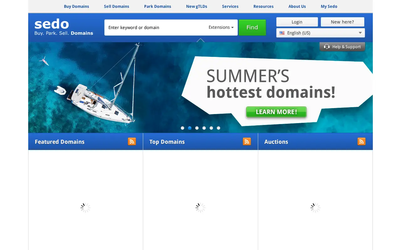 sedo.com on July 3, 2015