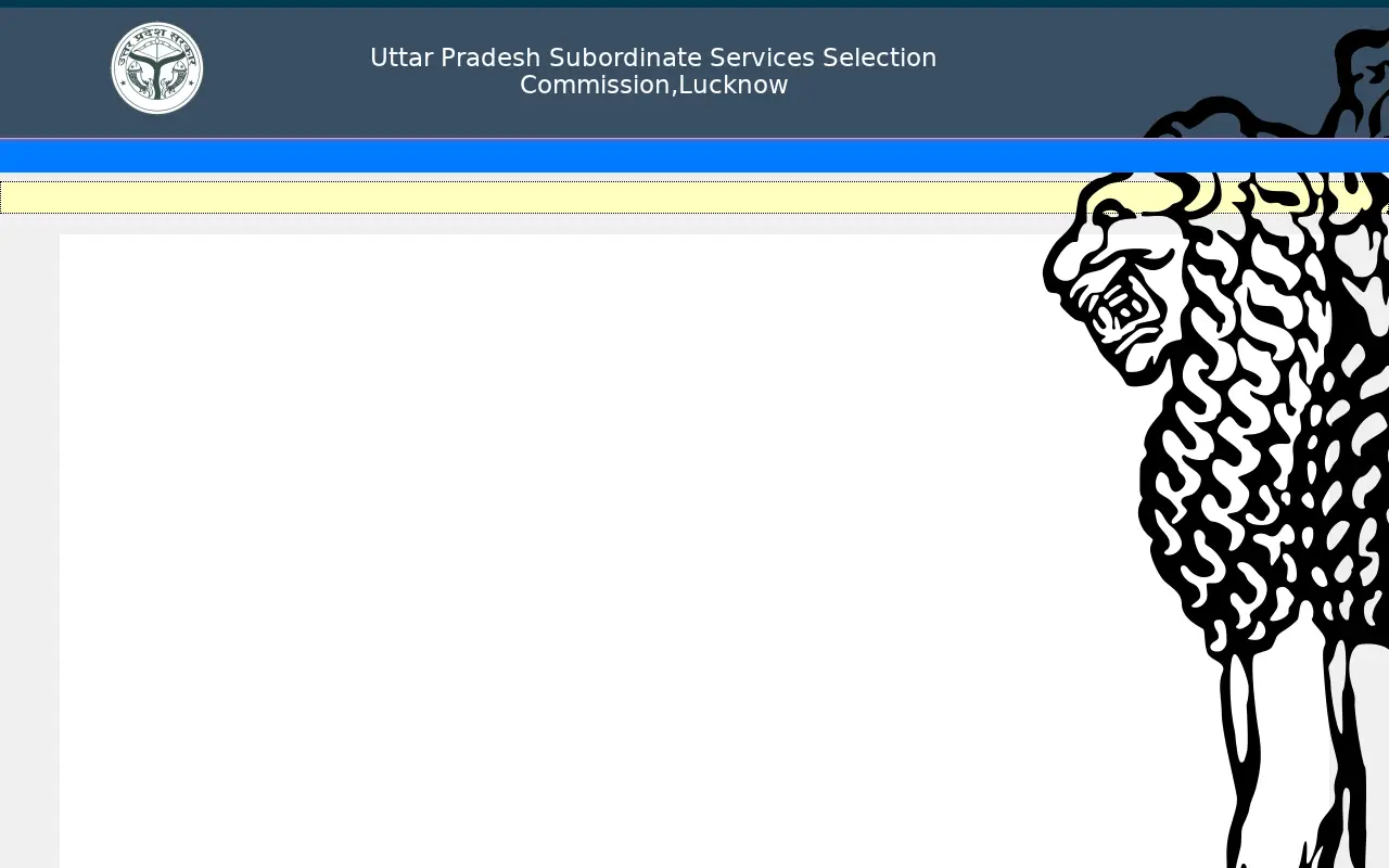 upsssc.gov.in in 2018