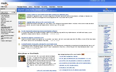 visualstudio.com in 2005