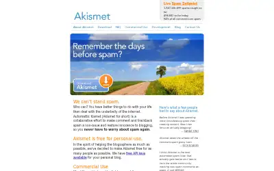 akismet.com in 2007
