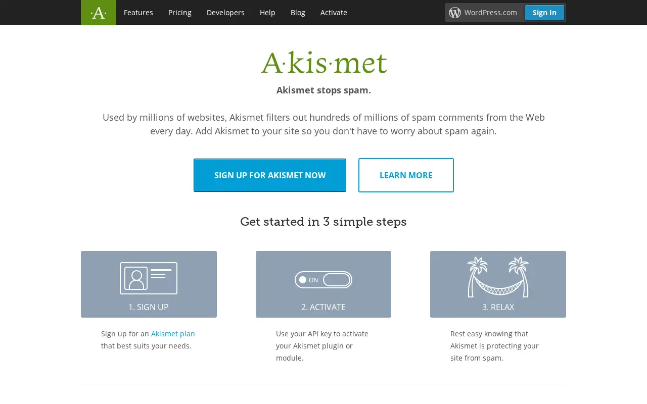 akismet.com in 2019
