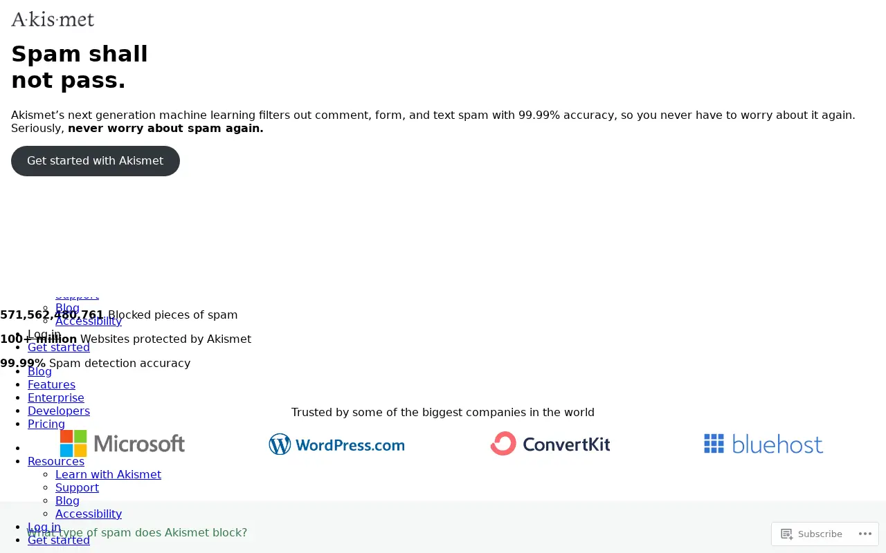 akismet.com in 2026