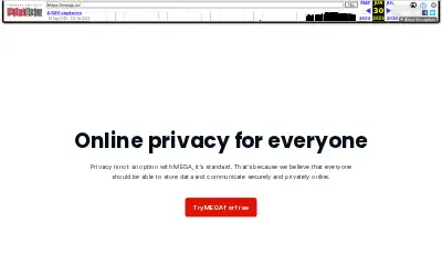 mega.co.nz in 2023