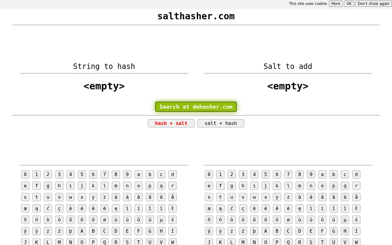 salthasher.com in 2016