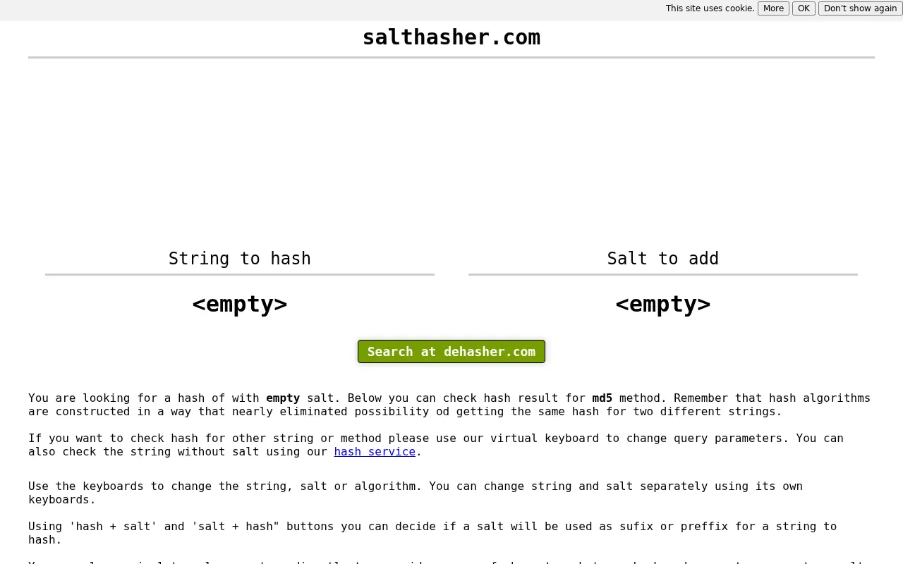 salthasher.com in 2020