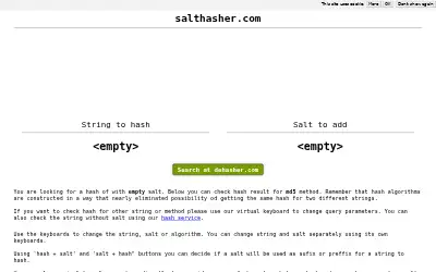 salthasher.com in 2020