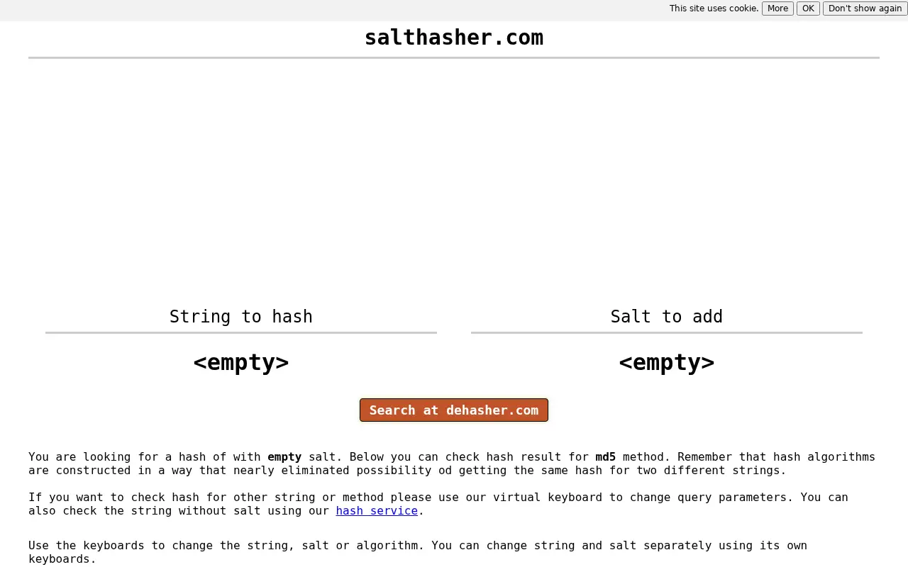 salthasher.com in 2021