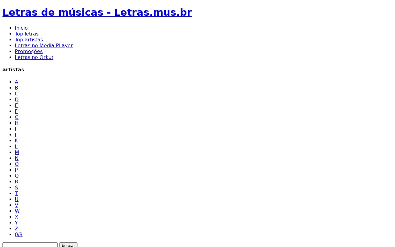 letras.mus.br in 2010