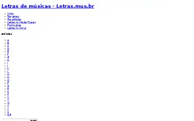 letras.mus.br in 2010