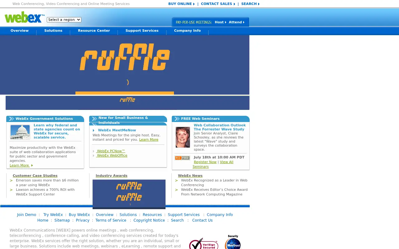 webex.com on July 3, 2006