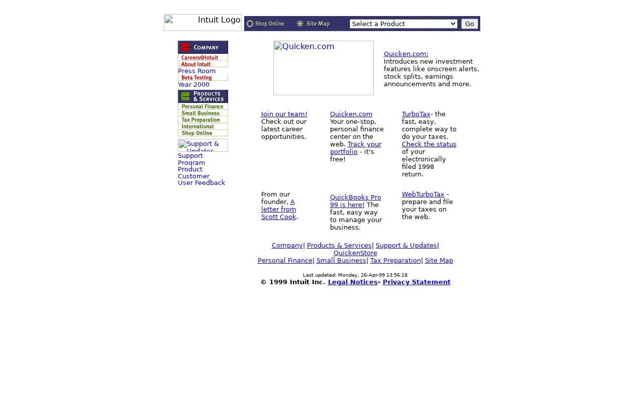intuit.com in 1999