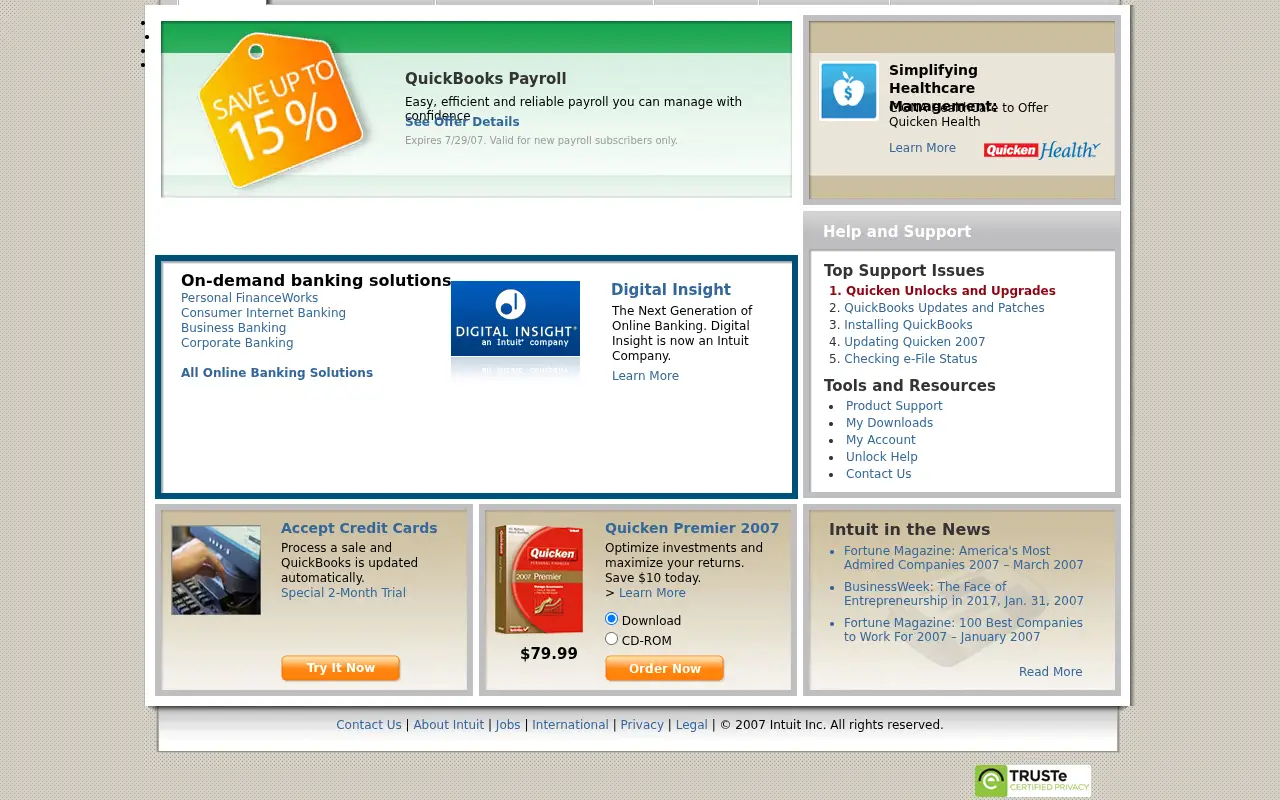 intuit.com in 2007