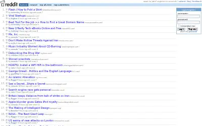reddit.com in 2005
