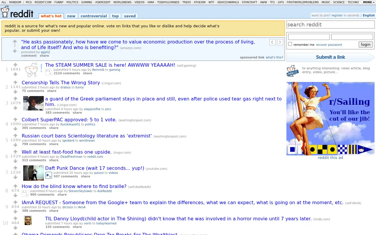 reddit.com on June 30, 2011