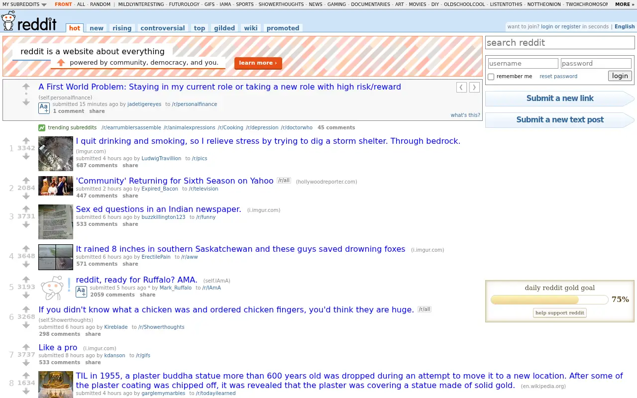 reddit.com on July 1, 2014