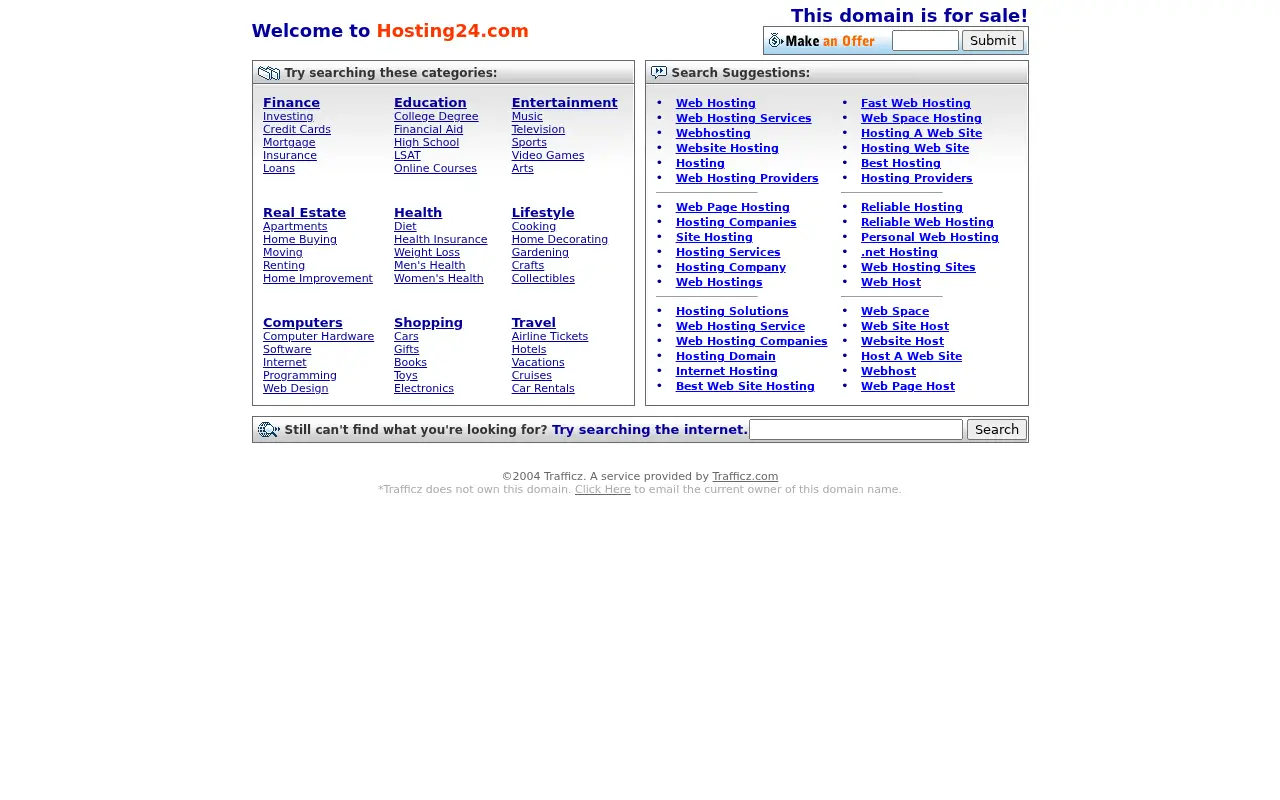 hosting24.com in 2005