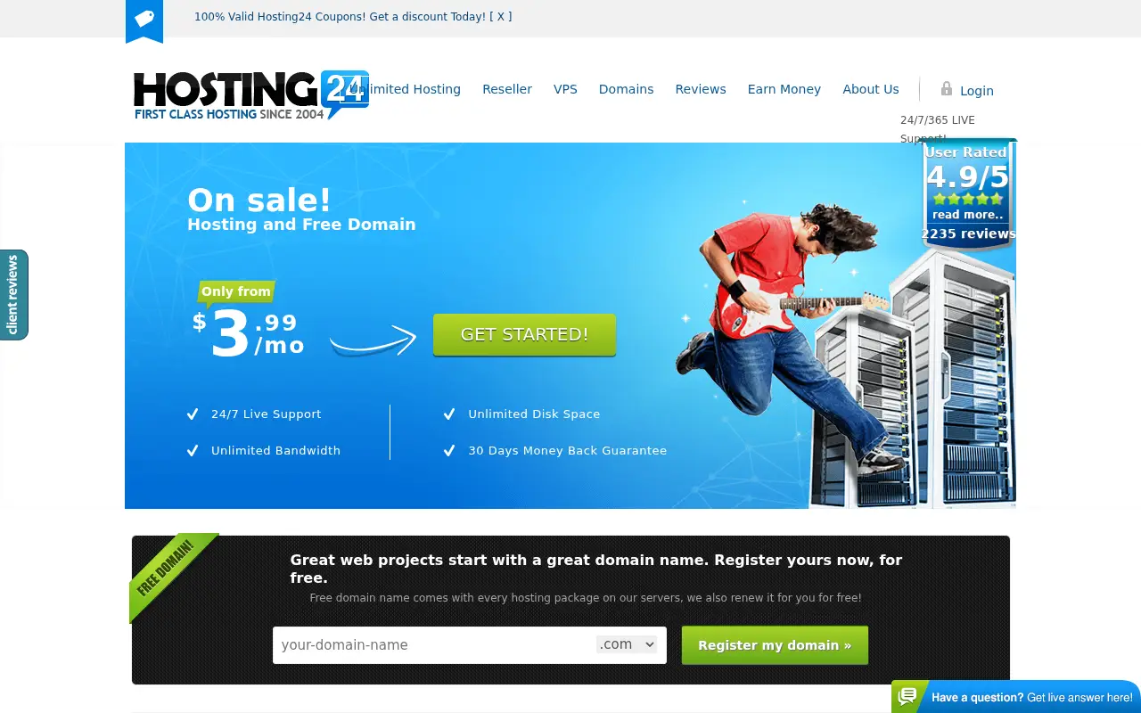 hosting24.com in 2016