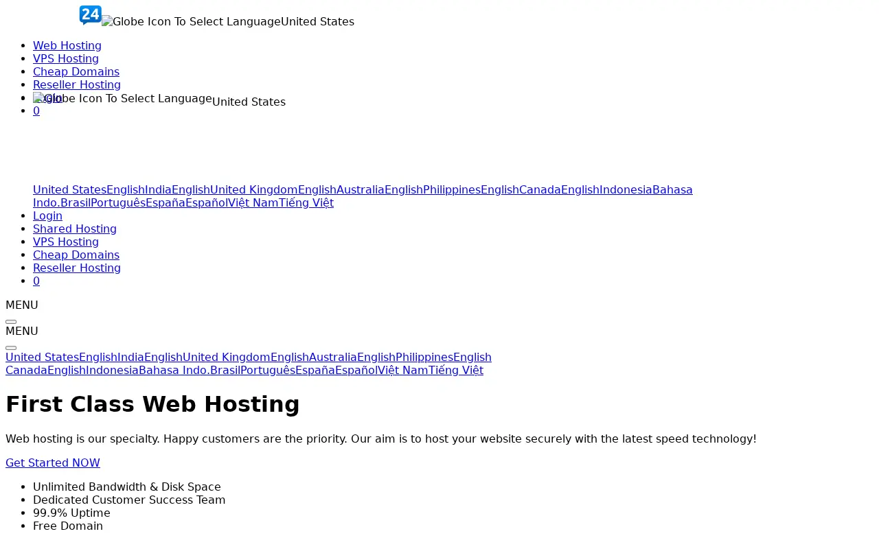 hosting24.com in 2018