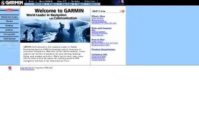 garmin.com in 2001