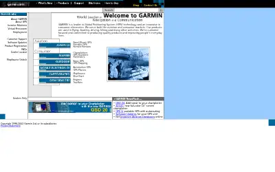 garmin.com in 2002