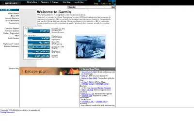garmin.com in 2004
