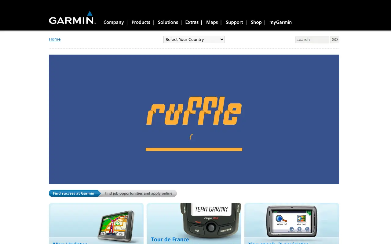 garmin.com in 2008