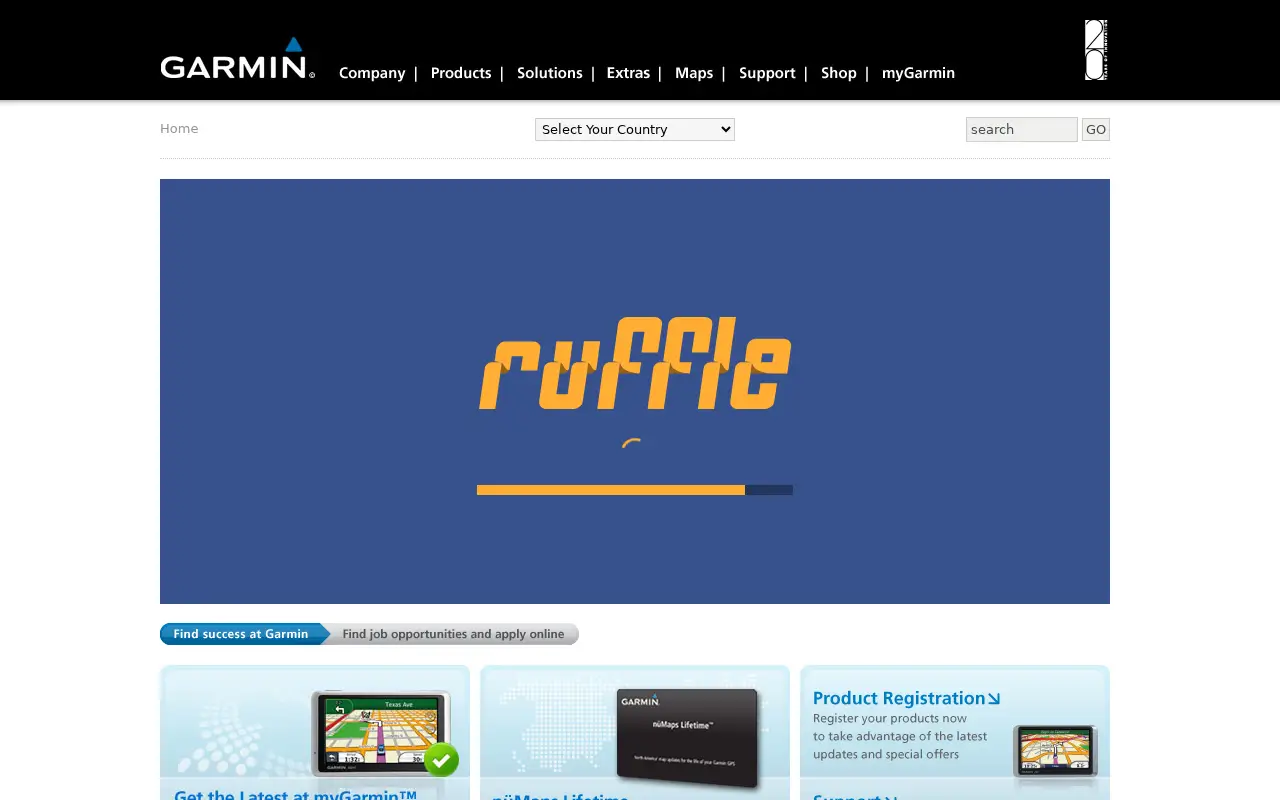 garmin.com in 2009