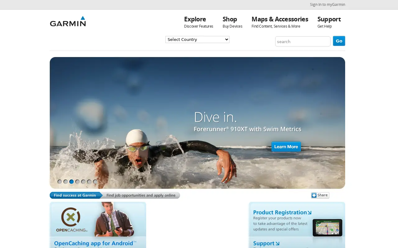 garmin.com in 2012