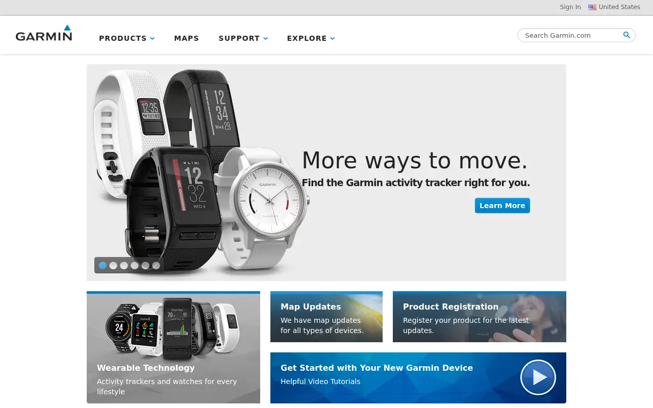 garmin.com in 2016