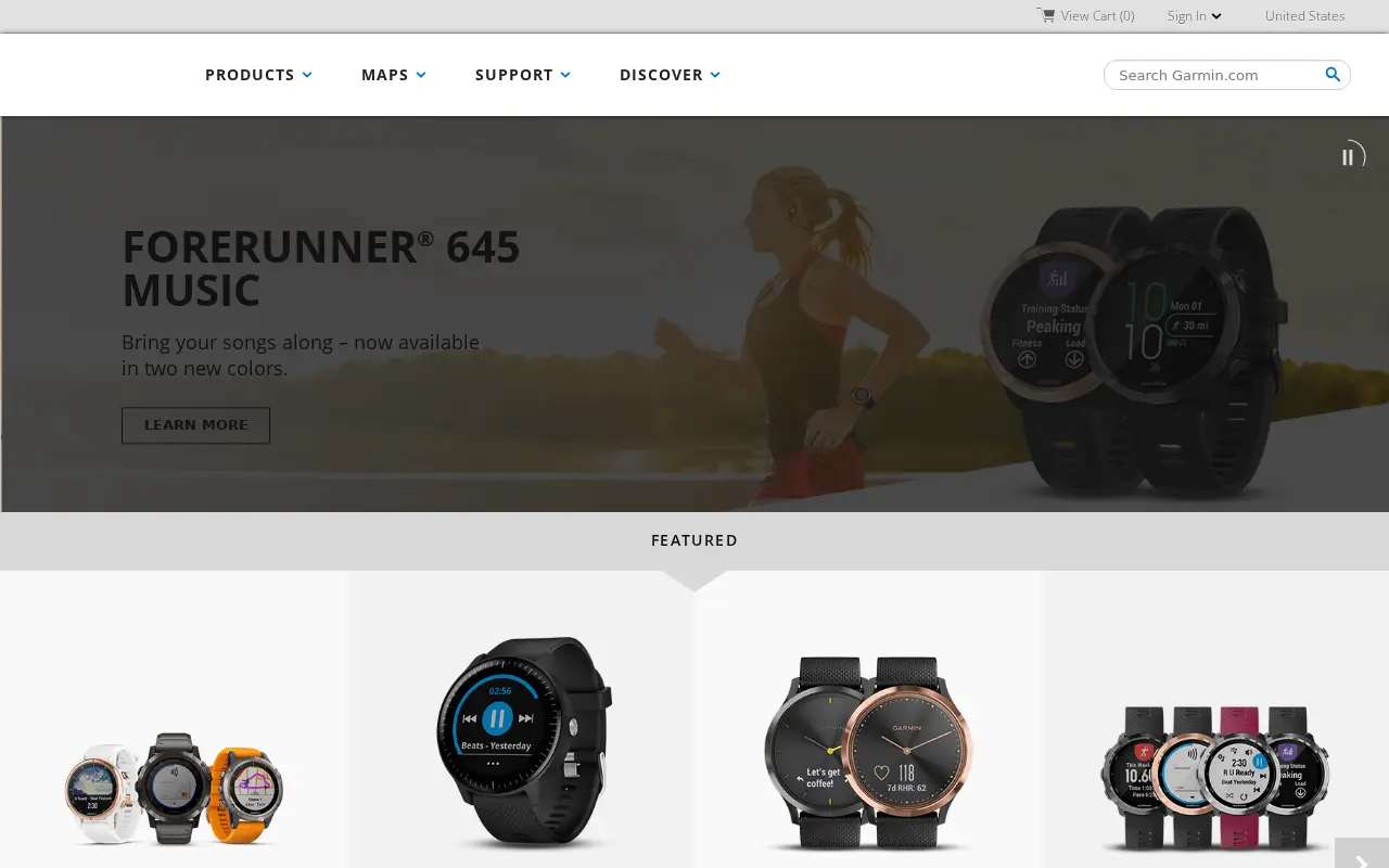 garmin.com in 2018