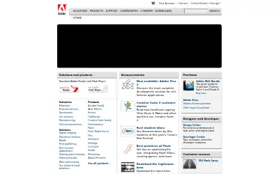 macromedia.com in 2006