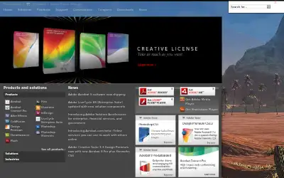 macromedia.com in 2008