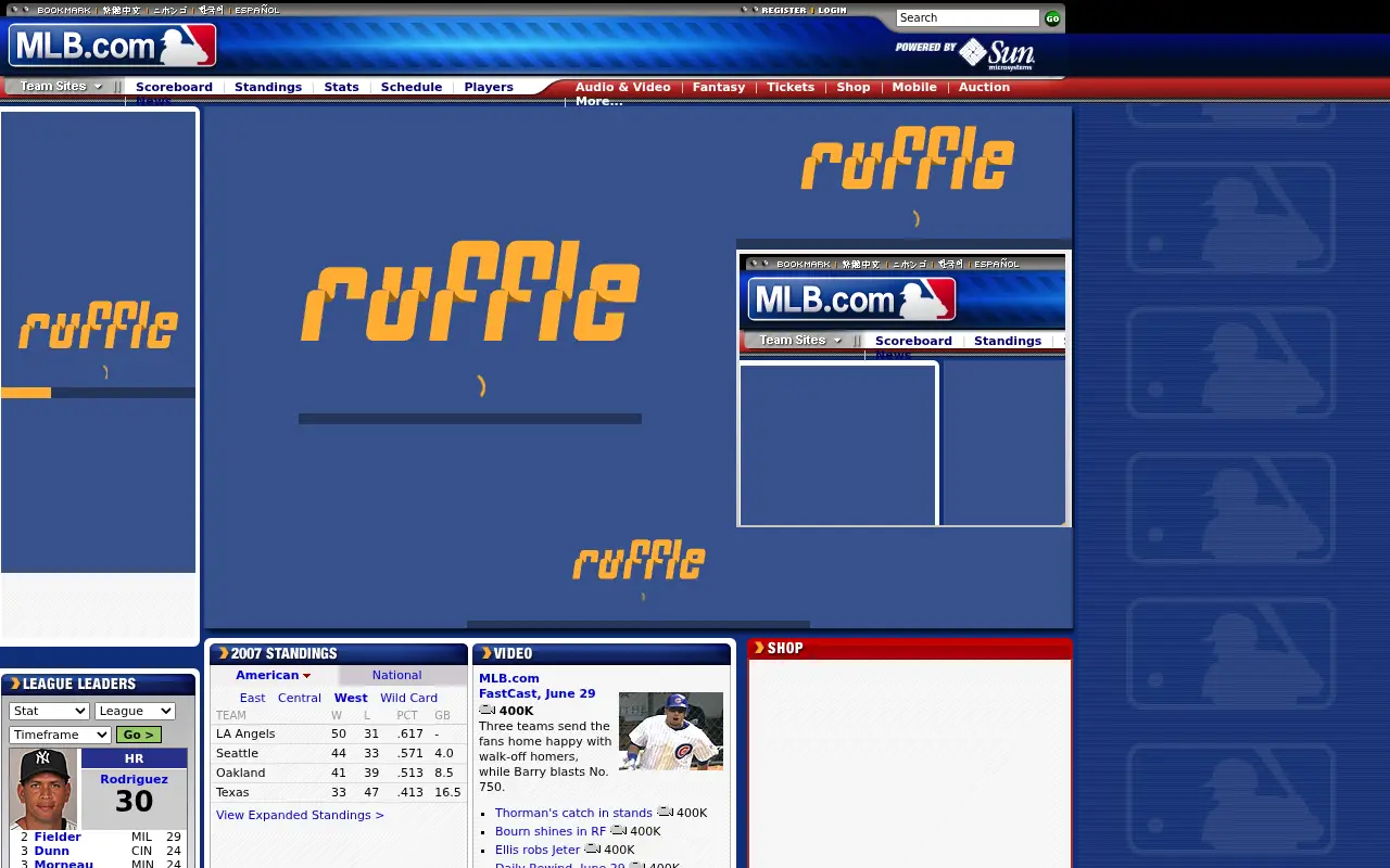 mlb.com in 2007