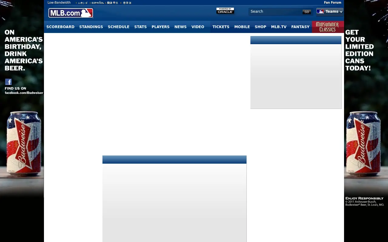 mlb.com on July 2, 2011