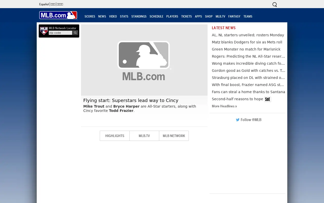 mlb.com in 2015