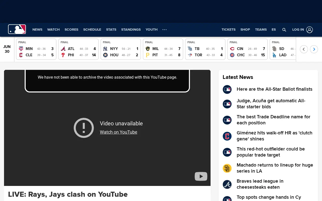mlb.com in 2022