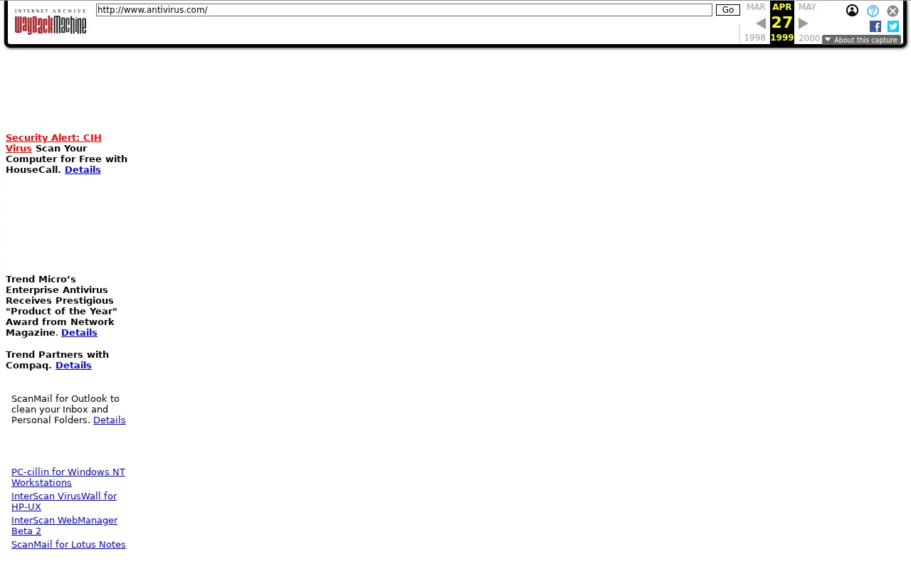 trendmicro.com in 1999