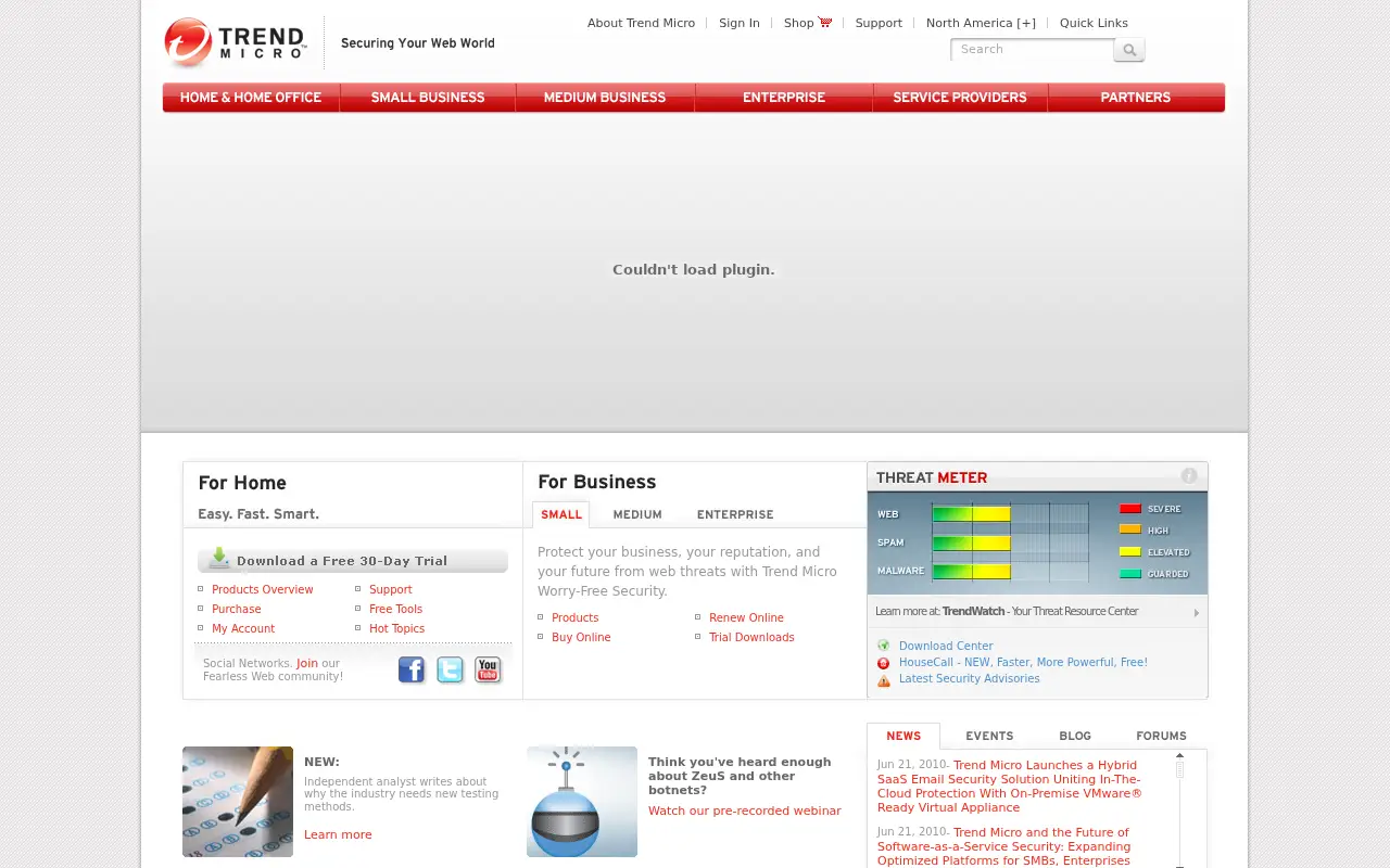 trendmicro.com in 2010