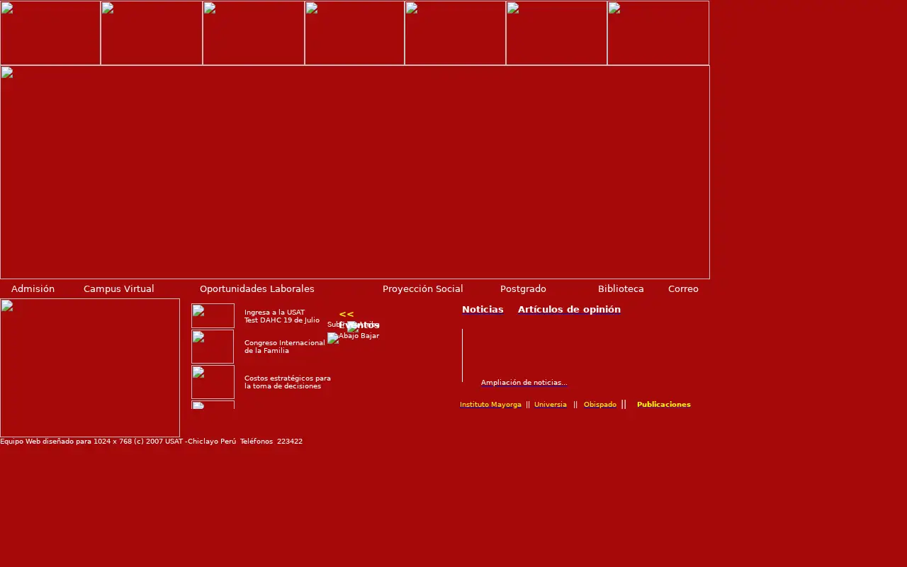 usat.edu.pe in 2008