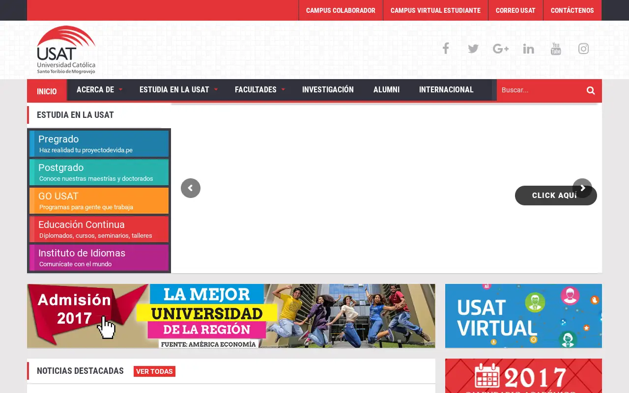 usat.edu.pe in 2017