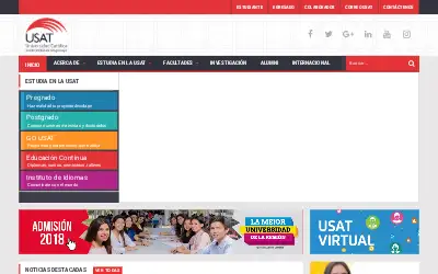 usat.edu.pe in 2018