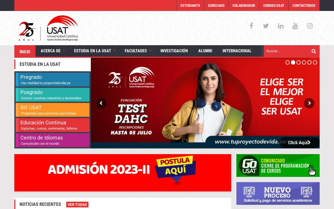 usat.edu.pe in 2023