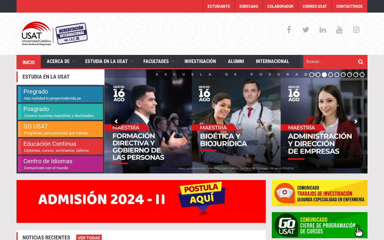 usat.edu.pe in 2024