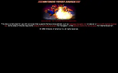 nintendo.com in 1996