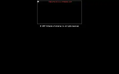 nintendo.com in 1997