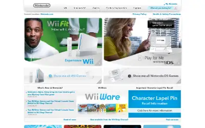 nintendo.com in 2008
